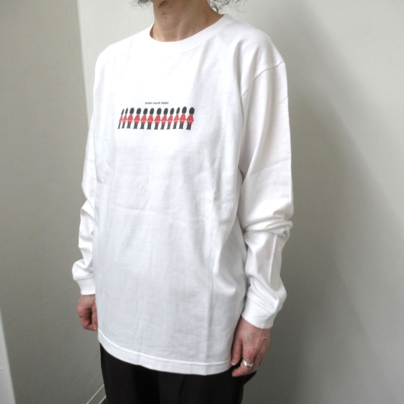 ANGE IN DISGUISE プリントロングTシャツ  "British Guards Soldier"/WH